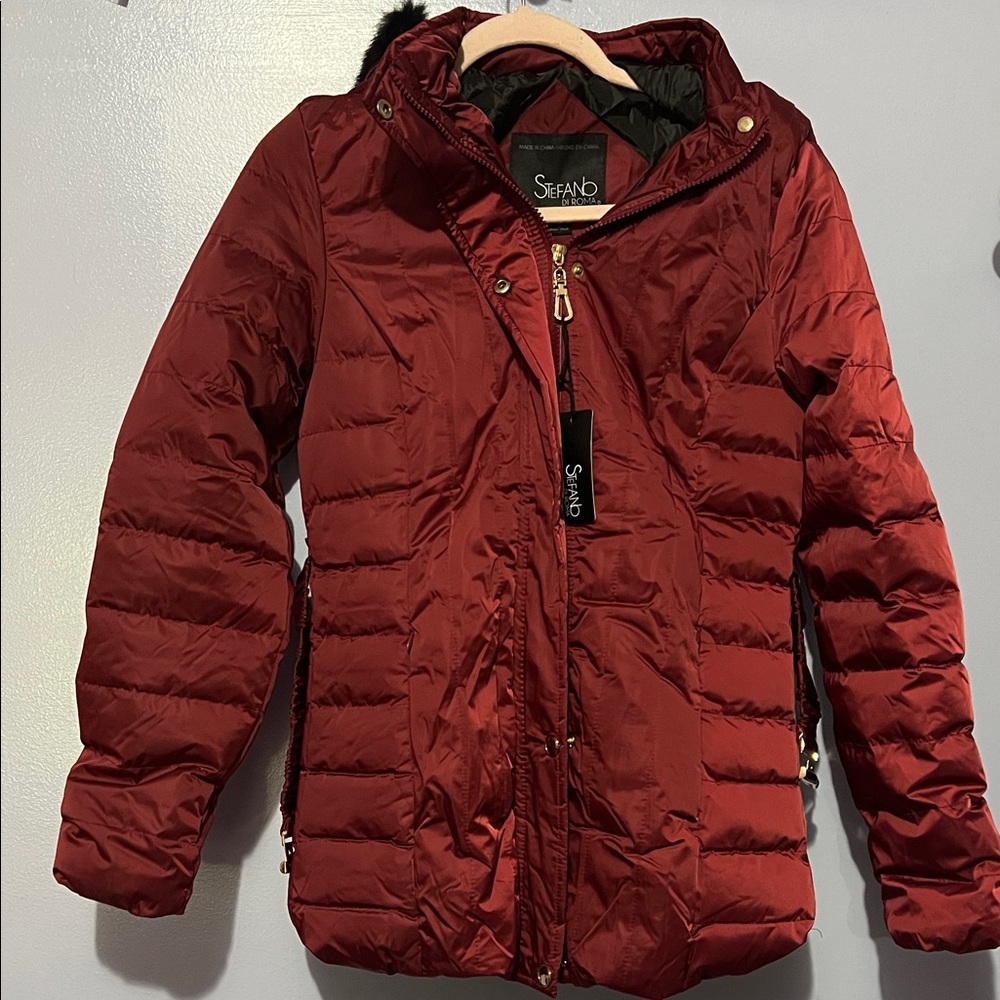 Red Puffer Coat